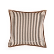 Kora Brown Cotton Jute Throw Pillow