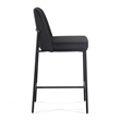 Sydney Black Performance Velvet Counter Stool Set of 2