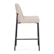 Sydney Taupe Performance Velvet Counter Stool Set of 2
