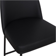 Sydney Black Performance Vegan Leather Counter Stool Set of 2