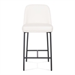 Sydney Cream Performance Vegan Leather Counter Stool Set of 2