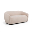 Jordan Blush Pink Textured Velvet Loveseat
