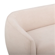 Jordan Blush Pink Textured Velvet Loveseat