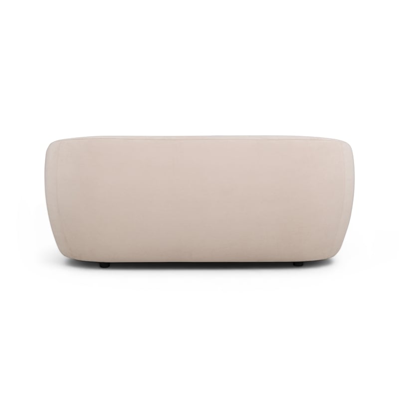 Jordan Blush Pink Textured Velvet Loveseat