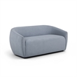 Jordan Baby Blue Textured Velvet Loveseat