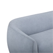 Jordan Baby Blue Textured Velvet Loveseat