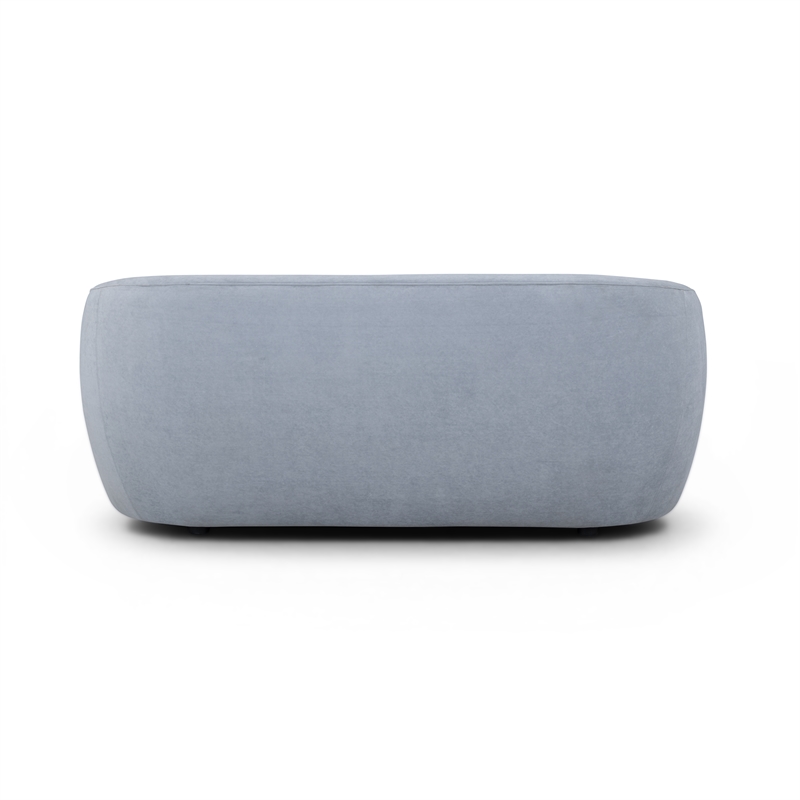 Jordan Baby Blue Textured Velvet Loveseat