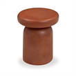 Lydia Red Concrete Indoor/Outdoor Side Table