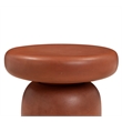 Lydia Red Concrete Indoor/Outdoor Side Table