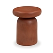 Lydia Red Concrete Indoor/Outdoor Side Table