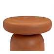 Lydia Orange Concrete Indoor/Outdoor Side Table