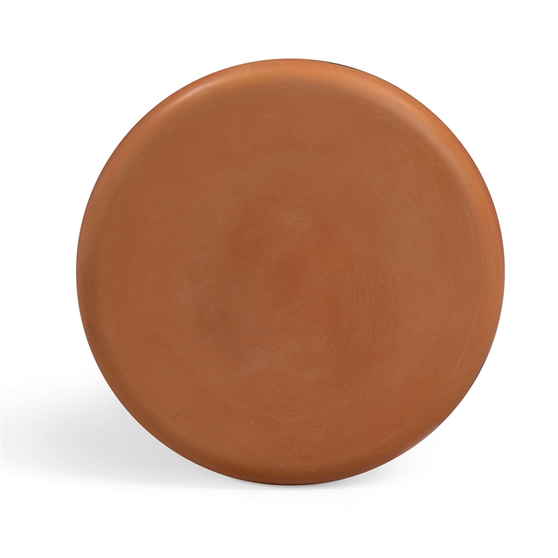 Lydia Orange Concrete Indoor/Outdoor Side Table