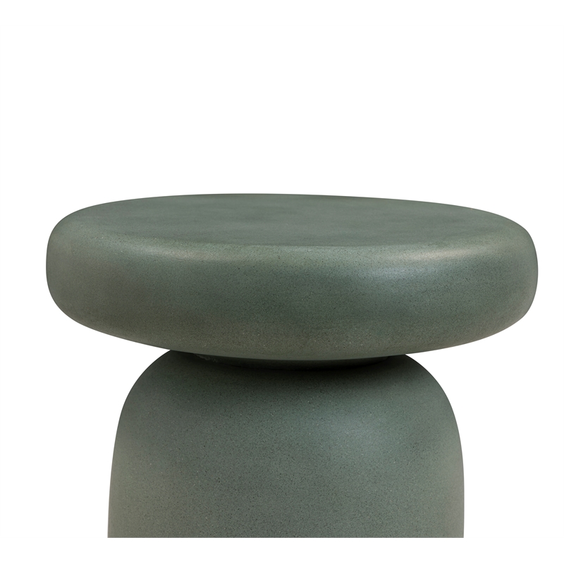 Lydia Green Concrete Indoor/Outdoor Side Table