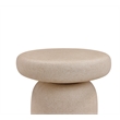 Lydia Cream Concrete Indoor/Outdoor Side Table