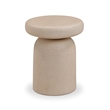 Lydia Cream Concrete Indoor/Outdoor Side Table