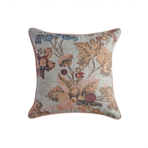 Taman Natural Cotton Accent Pillow in Autumn Florals