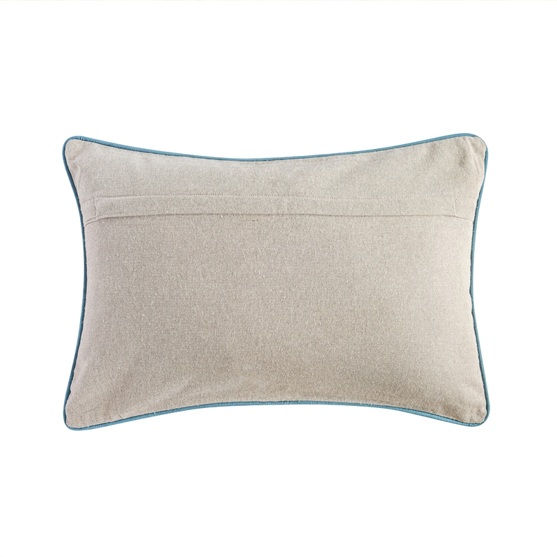 Taman Natural Cotton Accent Pillow in Spring Florals