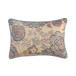 Taman Natural Cotton Accent Pillow in Spring Florals