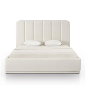 Parker Cream Chenille King Bed