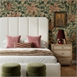 Parker Cream Chenille Queen Bed