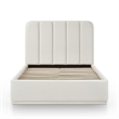Parker Cream Chenille Queen Bed