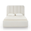 Parker Cream Chenille Queen Bed