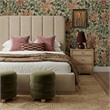 Parker Tan Chenille King Bed