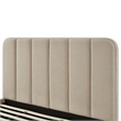 Parker Tan Chenille King Bed