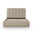 Parker Tan Chenille King Bed