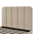 Parker Tan Chenille Queen Bed