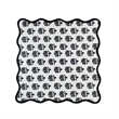 Crissy Cotton Canvas Printed Napkins - Set of 4 - Black Vintage Floral