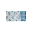 Crissy Cotton Canvas Printed Napkins - Set of 4 - Blue Vintage Floral