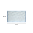 Dolce Baby Blue Natural Cotton Table Cloth 70x120