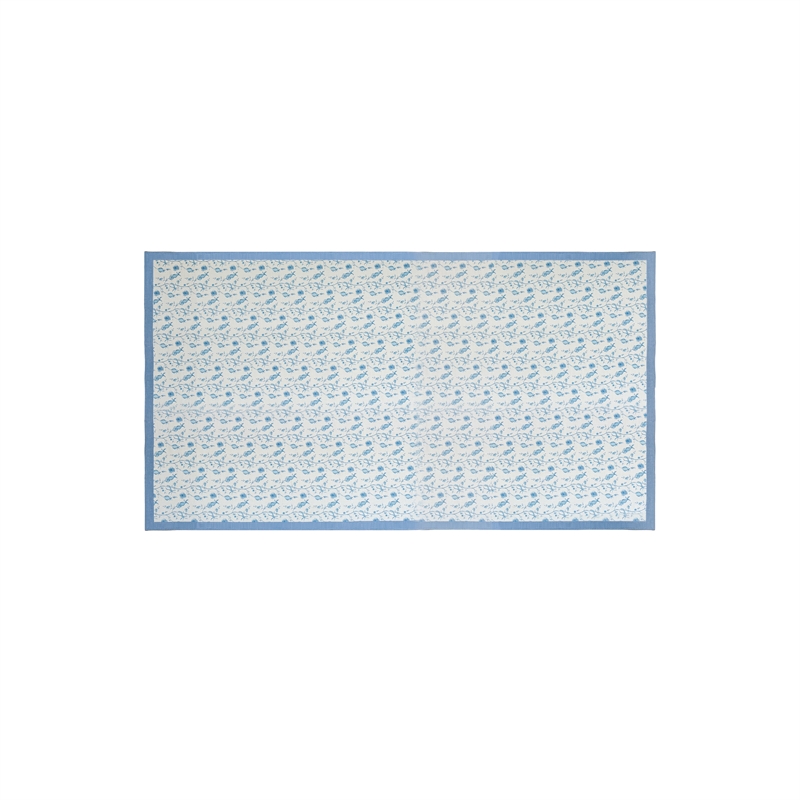 Dolce Baby Blue Natural Cotton Table Cloth 70x140