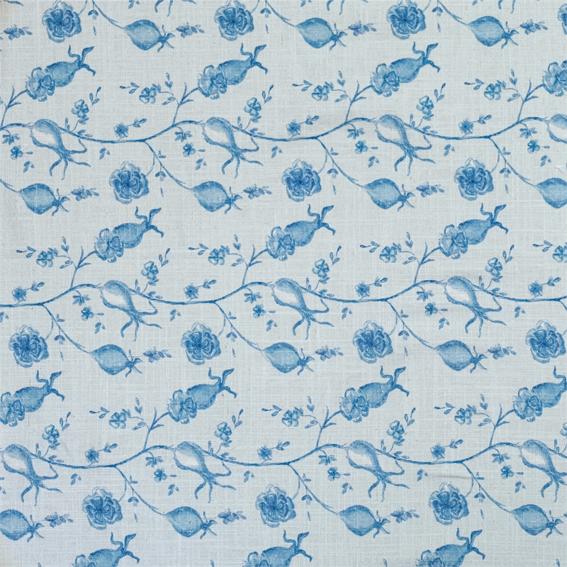 Dolce Baby Blue Natural Cotton Table Cloth 70x160