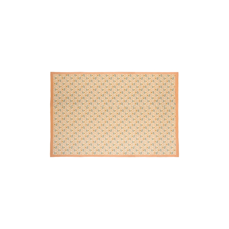 Dolce Blush Pink Natural Cotton Table Cloth 70x120