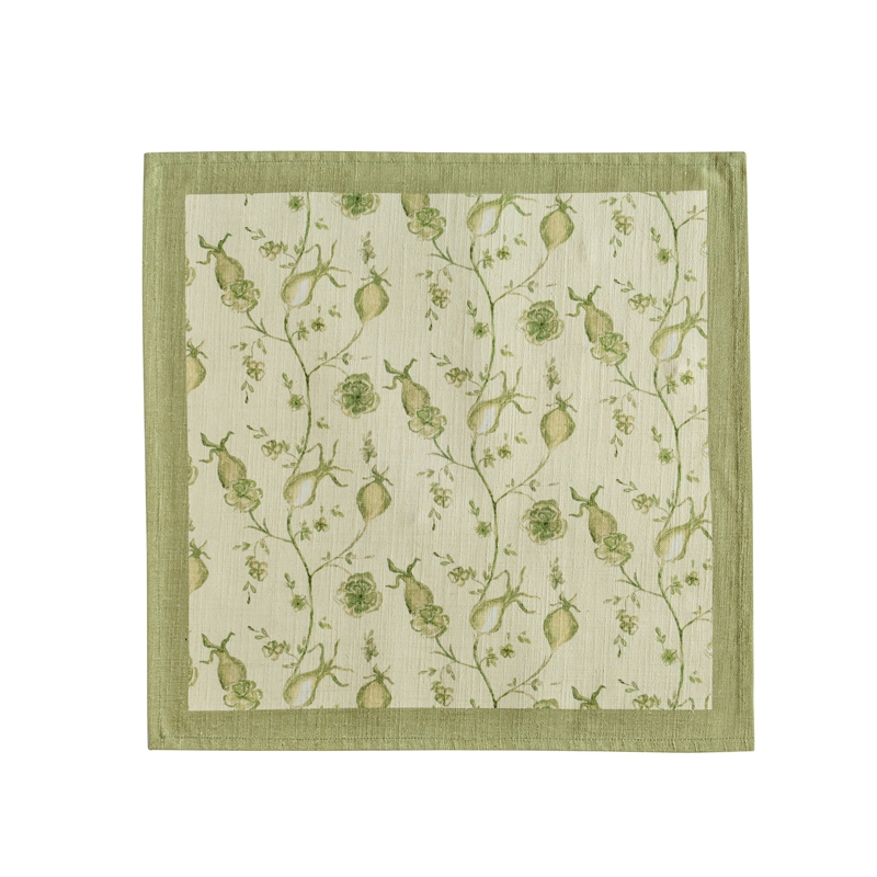 Dolce Olive Green Natural Cotton Napkin (Set of 4)