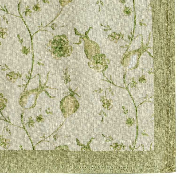 Dolce Olive Green Natural Cotton Napkin (Set of 4)