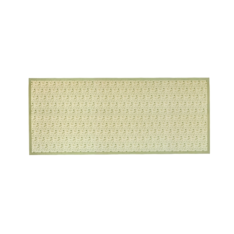 Dolce Olive Green Natural Cotton Table Cloth 70x160