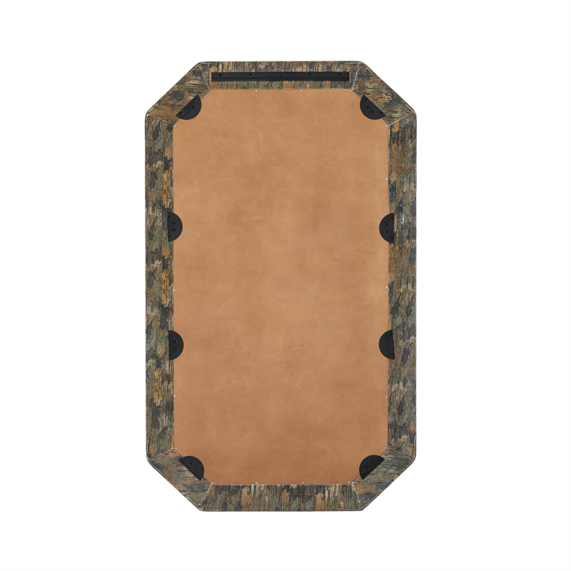 Charlene Jewel Wall Mirror - Watercolor Print