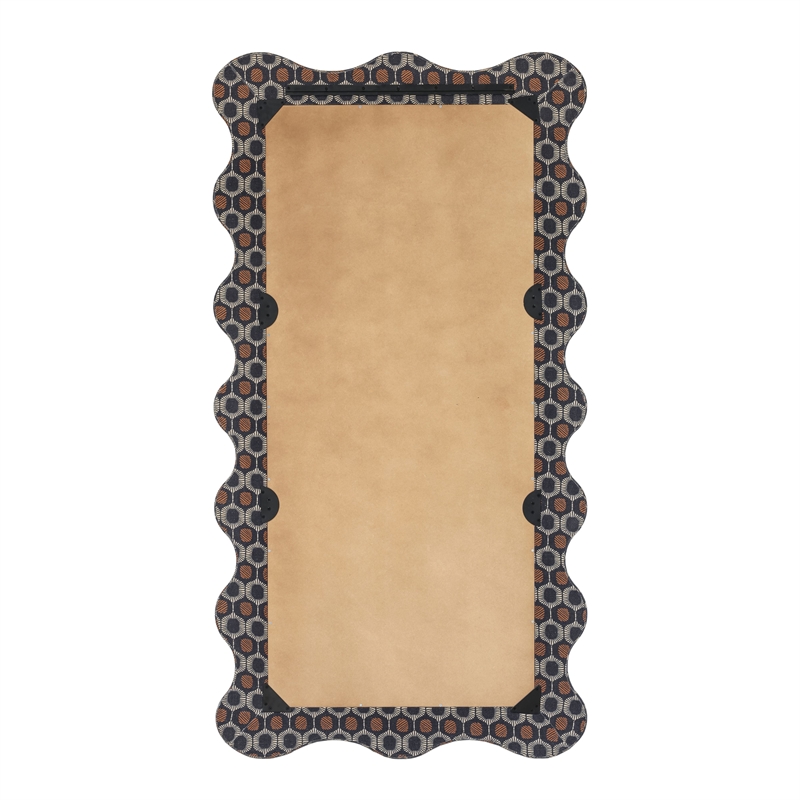 Charlene Squiggle Wall Mirror - Biologic Print