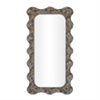 Charlene Squiggle Wall Mirror - Watercolor Print