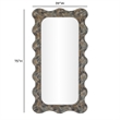 Charlene Squiggle Wall Mirror - Watercolor Print