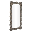 Charlene Squiggle Wall Mirror - Watercolor Print