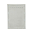 Orpheus Ribbed Faux Stone Fiberglass Rectangular Wall Mirror