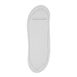 Orpheus Ribbed Faux Stone Fiberglass Tall Floor Mirror