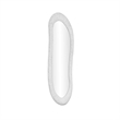 Orpheus Ribbed Faux Stone Fiberglass Tall Floor Mirror