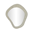 Orpheus Ribbed Faux Stone Fiberglass Wall Mirror