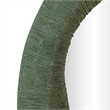 Orpheus Ribbed Forest Green Fiberglass Thick Wall Mirror