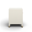 Dani Cream Shagreen Nightstand
